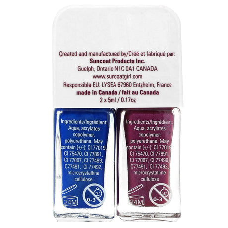 SuncoatGirl, Hunnies Nail Polish Duo Set, 2 Piece Set - Supply Center USA