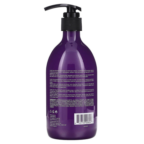 Luseta Beauty, Color Brightening, Purple Conditioner, For Blonde & Gray Hair, 16.9 fl oz (500 ml) - Supply Center USA