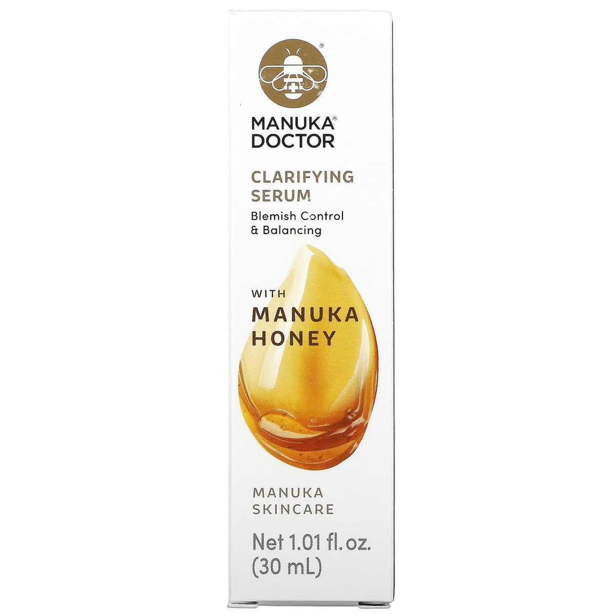 Manuka Doctor, Clarifying Serum with Manuka Honey, 1.01 fl oz (30 ml) - Supply Center USA