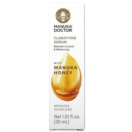 Manuka Doctor, Clarifying Serum with Manuka Honey, 1.01 fl oz (30 ml) - Supply Center USA