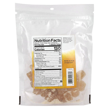 Swanson, Certified Organic Crystallized Ginger, 6 oz (170 g) - Supply Center USA