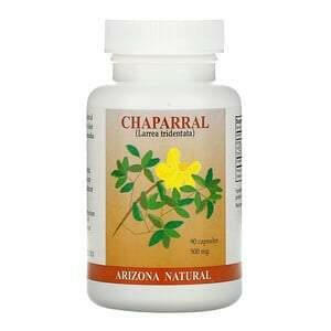 Arizona Natural, Chaparral, 500 mg, 90 Capsules - HealthCentralUSA