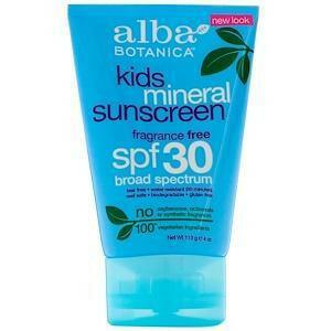 Alba Botanica, Mineral Sunscreen, Kids, SPF 30, 4 oz (113 g) - Supply Center USA