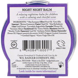 Badger Company, Organic, Night-Night Balm, Lavender & Chamomile, 2 oz (56 g) - Supply Center USA