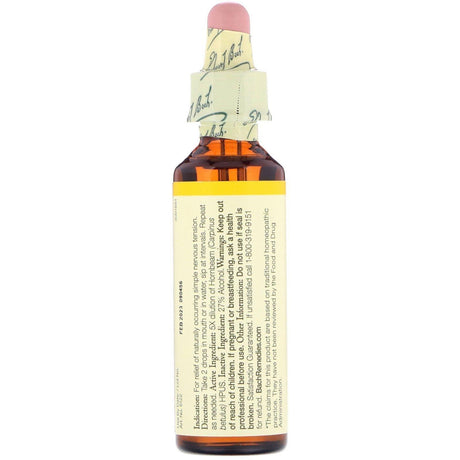 Bach, Original Flower Remedies, Hornbeam, 0.7 fl oz (20 ml) - Supply Center USA