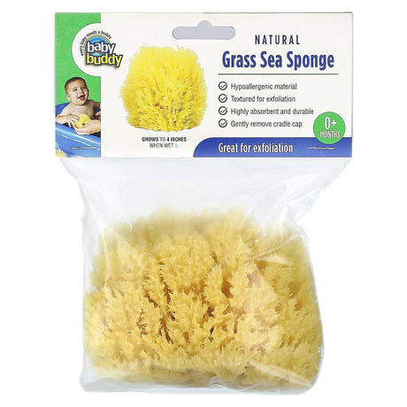 Baby Buddy, Natural Grass Sea Sponge, 0+ Months, 1 Sponge - Supply Center USA