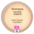 Neutrogena, Mineral Sheers, Loose Powder Foundation, Classic Ivory 10, 0.19 oz (5.5 g) - Supply Center USA