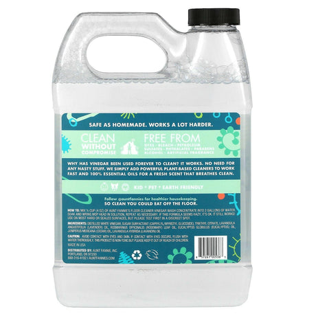 Aunt Fannie's, Floor Cleaner, Vinegar Wash Concentrate, Eucalyptus, 32 oz (946 ml) - Supply Center USA