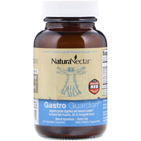 NaturaNectar, Gastro Guardian, 60 Vegetable Capsules - Supply Center USA