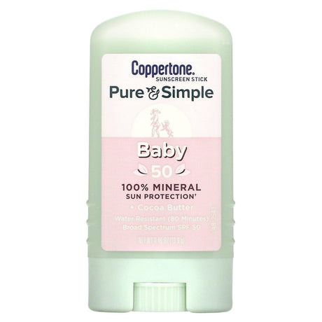 Coppertone, Baby, Sunscreen Stick, SPF 50, 0.49 oz (13.9 g) - Supply Center USA