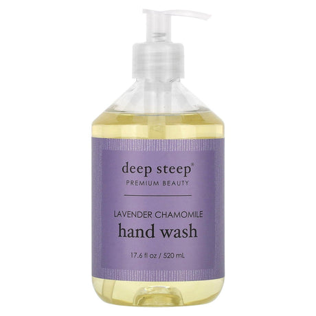 Deep Steep, Hand Wash, Lavender Chamomile, 17.6 fl oz (520 ml) - Supply Center USA