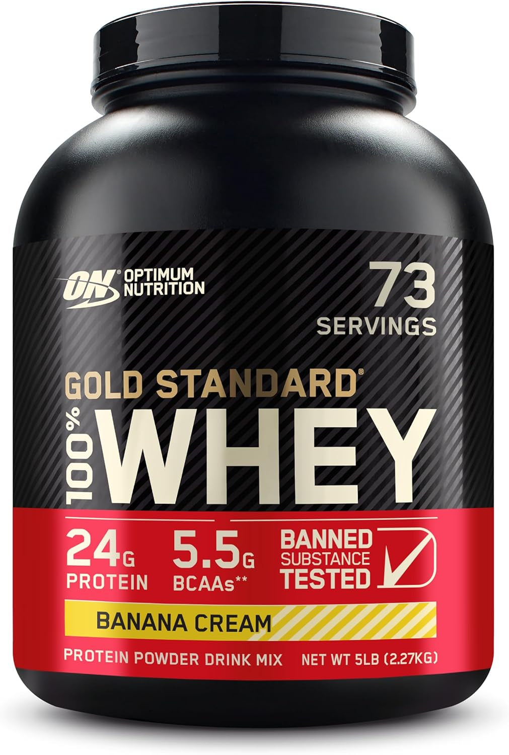 Optimum Nutrition Gold Standard 100% Whey Protein Powder, Double Rich Chocolate, 2 Pound (Packaging May Vary)