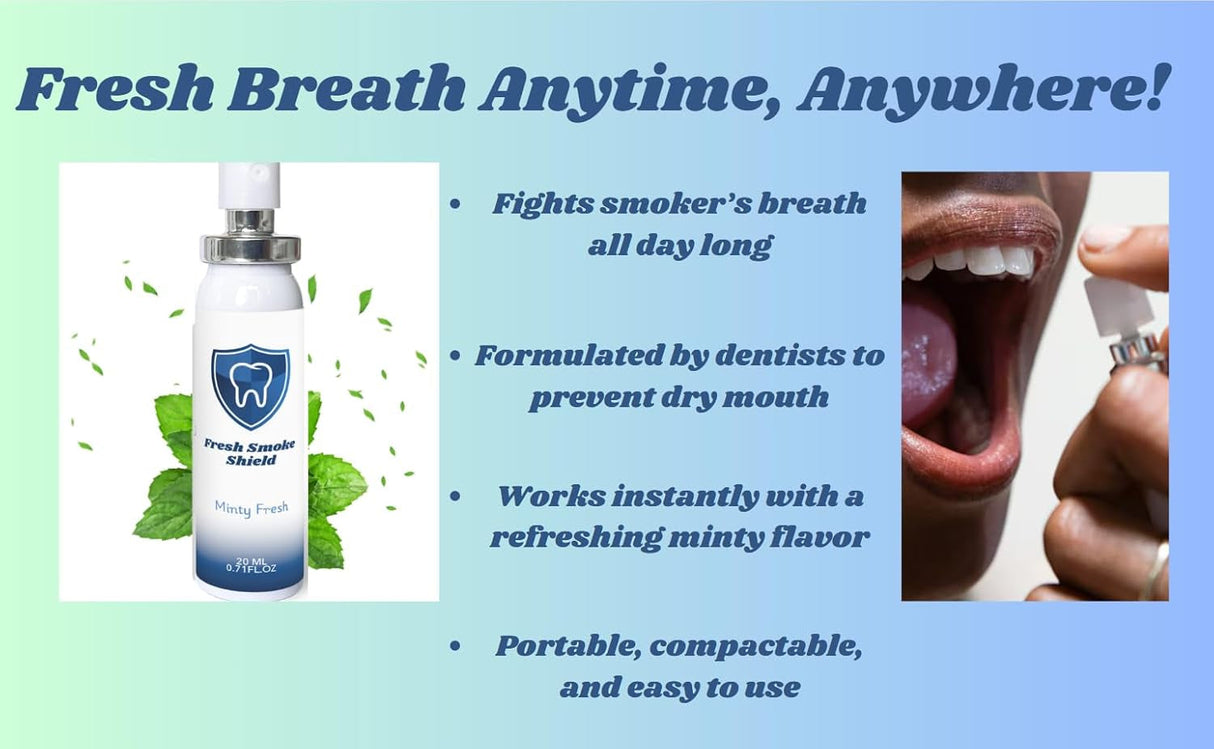 ORAL PRO | Fresh Breath Mouth Spray, Bad Breath Relief, Fast Acting, Easy to Use, Pocketable & Portable, Mint Flavor, Sugar Free