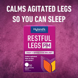 Hyland'S Restful Legs PM Tablets, Nighttime Formula, Quick Dissolving Tablets, 50 Count