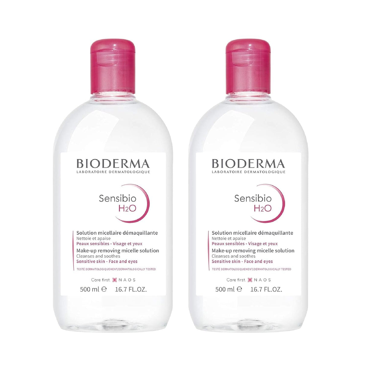 Bioderma - Sensibio - H2O Micellar Water - Makeup Remover Cleanser - Face Cleanser for Sensitive Skin