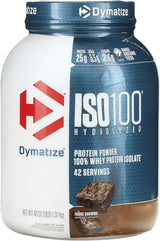 Dymatize ISO100 Hydrolyzed Protein Powder, 100% Whey Isolate, 25G of Protein, 5.5G Bcaas, Gluten Free, Fast Absorbing, Easy Digesting, Gourmet Vanilla, 20 Servings