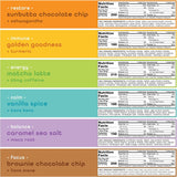 Feel Vegan Protein Bars - Keto, Gluten Free, Organic, 15G Protein - Dairy Free, Low Sugar - Variety Pack (6 Flavors, 6 Pack)
