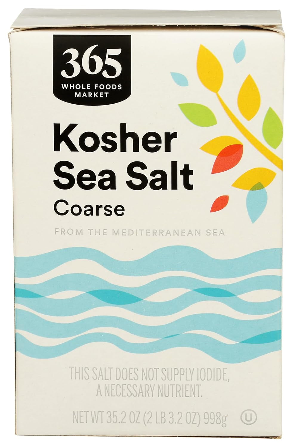 365 by Whole Foods Market, Salt Kosher, 35.2 Ounce