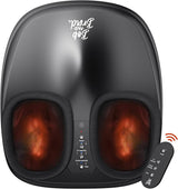 BOB and BRAD Foot Massager with Heat and Remote, Christmas Gifts for Women Men, FSA HSA Eligible, Shiatsu Deep Kneading Electric Feet Massager Machine for Plantar Fasciitis, Men Size 12