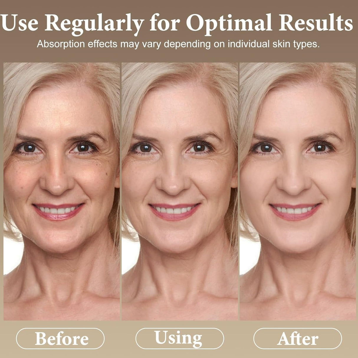 ISTON 6 Pack Bio-Collagen Real Deep anti Wrinkle Lifting Mask,Overynight Hydrating Face Mask for All Skin Types -Pore Minimizing,Elasticity Enhancing,Firming,Moisturizing