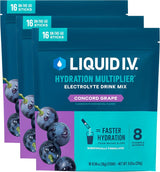 Liquid I.V.® Hydration Multiplier - Seaberry | Electrolyte Powder Drink Mix | 3 Pack (48 Servings)