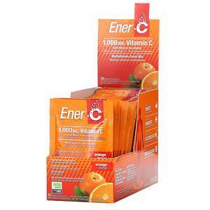 Ener-C, Vitamin C, Multivitamin Drink Mix, Orange, 1,000 mg, 30 Packets, 0.3 oz (8.67 g) Each - Supply Center USA