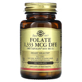 Solgar, Folate, 1,333 mcg DFE, 100 Tablets - Supply Center USA