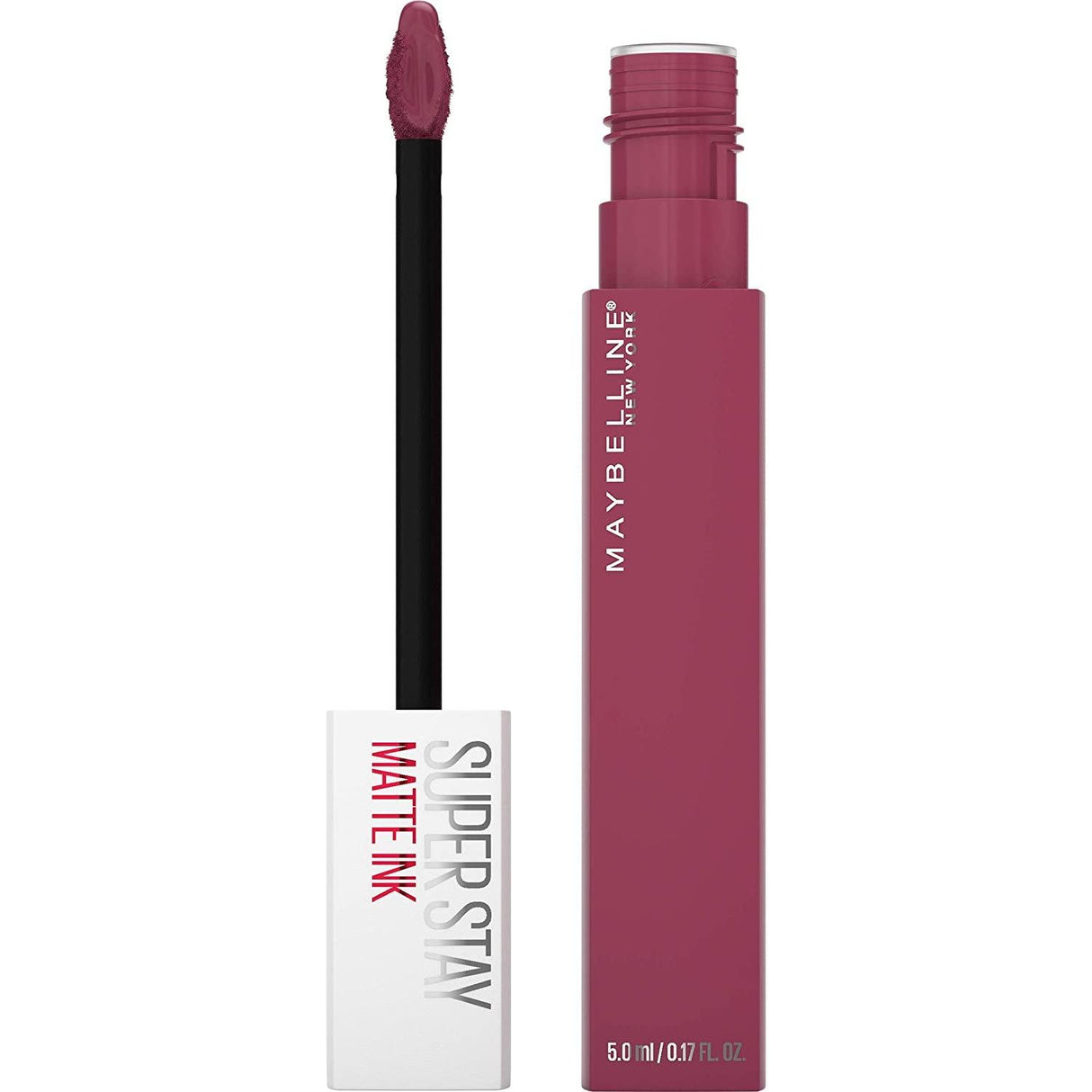 Maybelline Super Stay Matte Ink Liquid Lipstick Makeup, Long Lasting High Impact Color, up to 16H Wear, Lover, Mauve Neutral, 1 Count - Supply Center USA