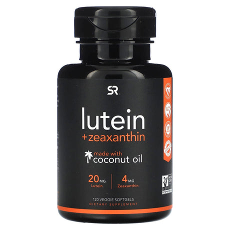 Sports Research, Lutein + Zeaxanthin with Coconut Oil, 120 Veggie Softgels - Supply Center USA