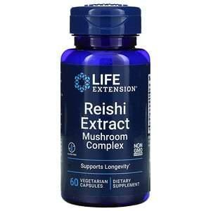 Life Extension, Reishi Extract Mushroom Complex, 60 Vegetarian Capsules - Supply Center USA