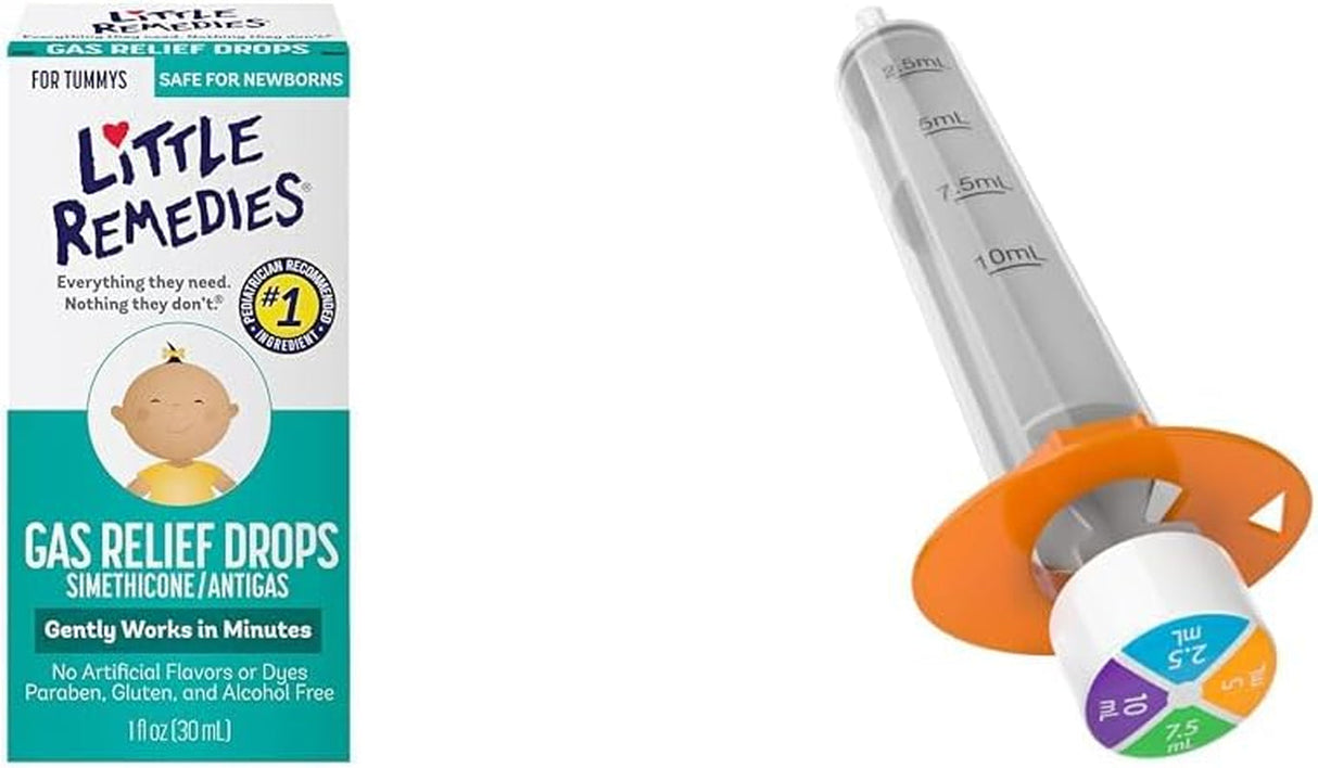 Little Remedies Gas Relief Drops, Natural Berry Flavor, Safe for Newborns, 1 Fl Oz
