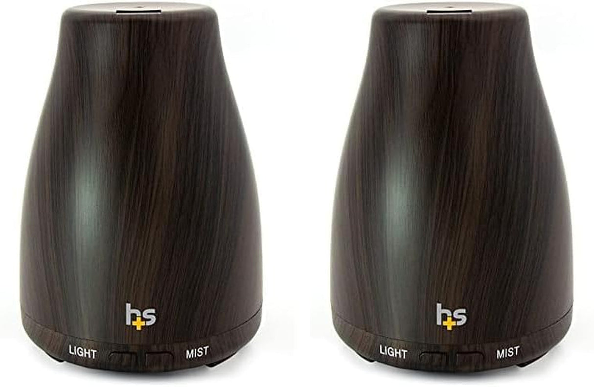 Healthsmart Essential Oil Diffuser, Cool Mist Humidifier and Aromatherapy Diffuser, FSA HSA Eligible with 500ML Tank for Large Rooms, Adjustable Timer, Mist Mode and 7 LED Light Colors, White
