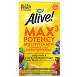 Nature's Way, Alive! Max3 Potency Multivitamin, No Added Iron, 180 Tablets - Supply Center USA