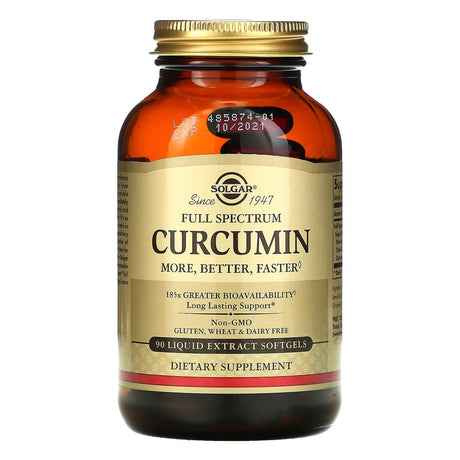 Solgar, Full Spectrum Curcumin, 60 Licaps - Supply Center USA