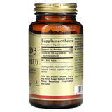 Solgar, Vitamin D3 (Cholecalciferol), 125 mcg (5,000 IU), 240 Vegetable Capsules - Supply Center USA