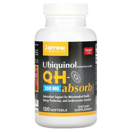 Jarrow Formulas, Ubiquinol, QH-Absorb, 200 mg, 90 Softgels - Supply Center USA