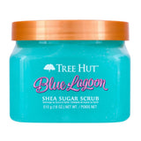 Tree Hut Blue Lagoon Shea Sugar Scrub | Exfoliating Body Scrub Removes Dead, Dry Skin for a Soft & Hydrated Feel | Nourishing Essential Body Care | 18 Fl Oz.