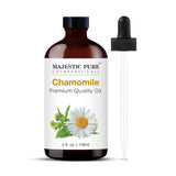 Majestic Pure Lavender Essential Oil with Glass Dropper | 100% Pure and Natural Lavender Oil | Premium Grade Essential Oils for Diffusers, Skin, Aromatherapy, Massage | 4 Fl Oz