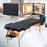 Bestmassage Massage Table Portable Massage Bed Lash Bed 28 in Wide Spa Bed Hight Adjustable 2 Fold Spa Bed Facial Cradle Salon Bed with Non-Woven Bag for Spa Footmassage Facial Carespa Tattoo
