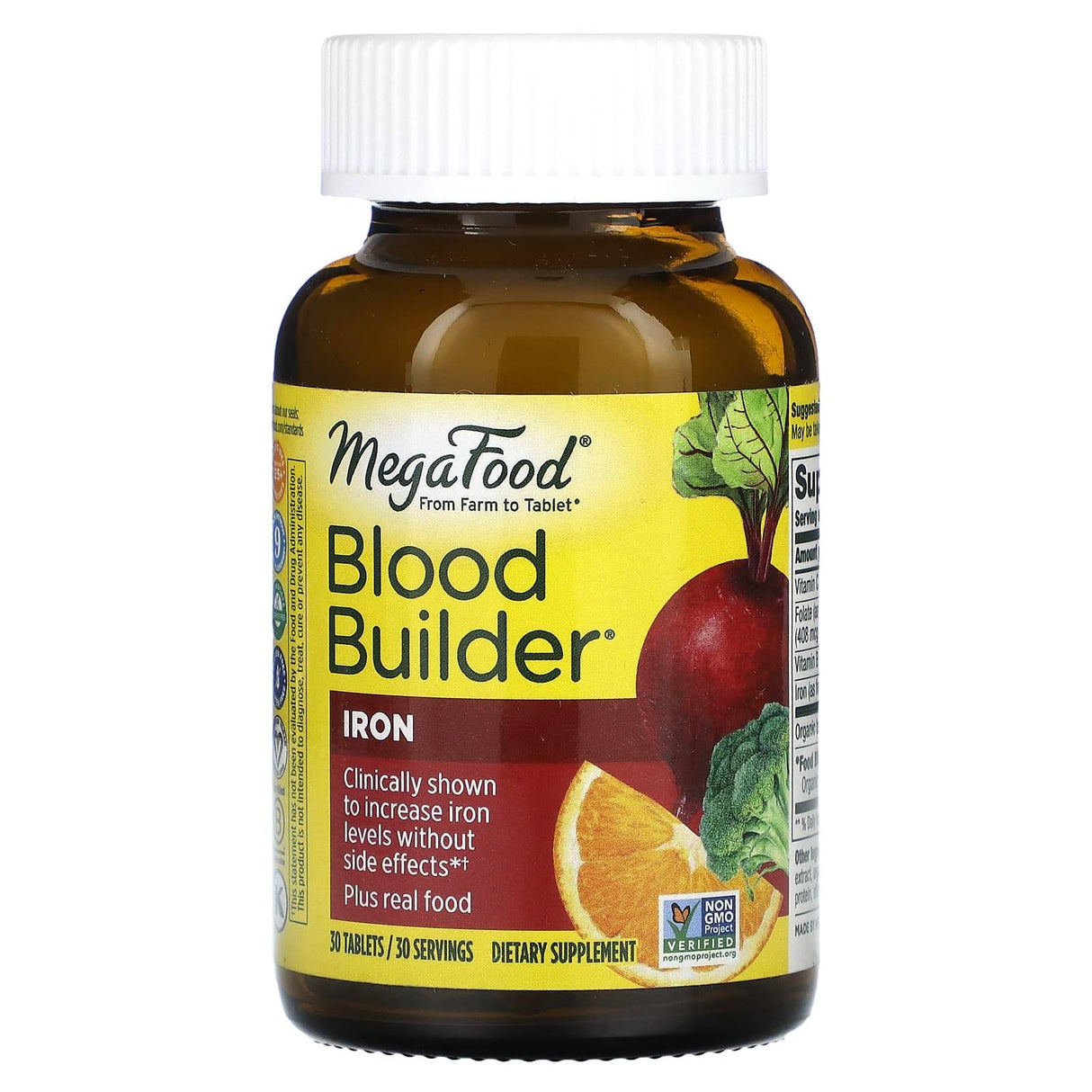 MegaFood, Blood Builder, Iron, 180 Tablets - Supply Center USA