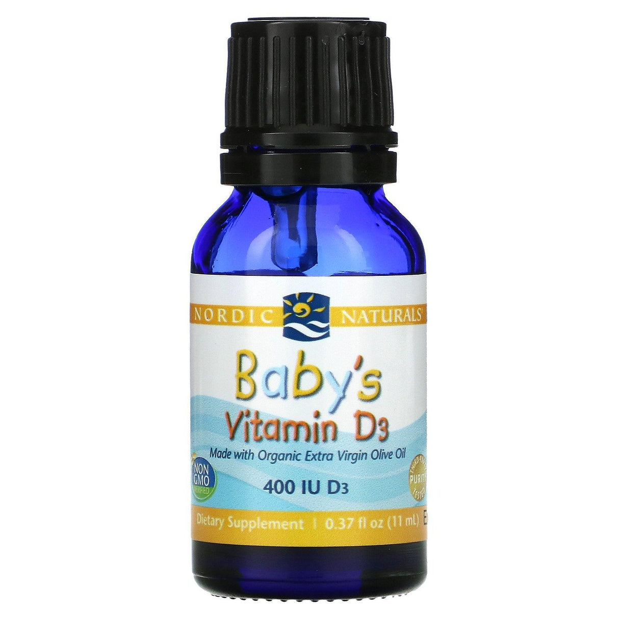 Nordic Naturals, Baby's Vitamin D3, 400 IU, 0.37 fl oz (11 ml) - Supply Center USA