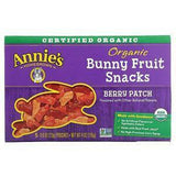 Annie's Homegrown, Organic Bunny Fruit Snacks, Berry Patch, 5 Pouches, 0.8 oz (23 g) Each - Supply Center USA