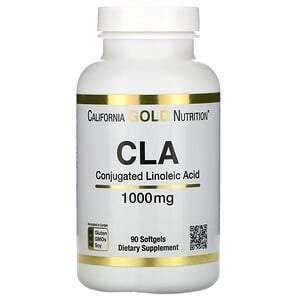 California Gold Nutrition, CLA, Clarinol, Conjugated Linoleic Acid, 1,000 mg, 90 Softgels - Supply Center USA