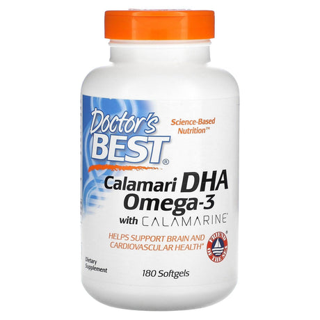 Doctor's Best, Calamari DHA Omega-3 with Calamarine, 60 Softgels - Supply Center USA