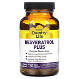 Country Life, Resveratrol Plus, 60 Vegan Capsules - Supply Center USA