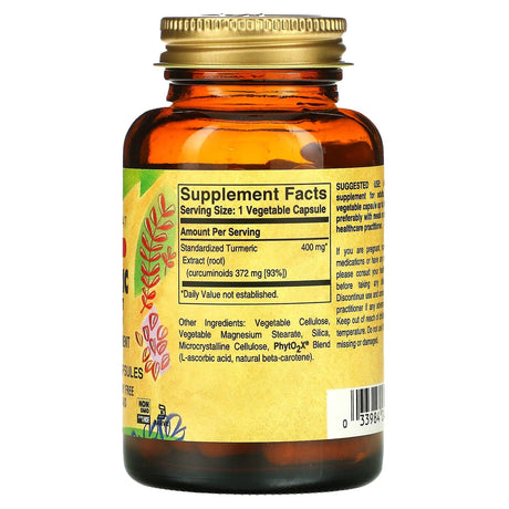 Solgar, Turmeric Root Extract, 60 Vegetable Capsules - Supply Center USA