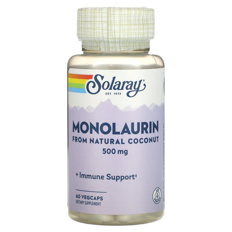 Solaray, Monolaurin, 500 mg, 60 VegCaps - Supply Center USA