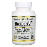 California Gold Nutrition, TheanineUP Focused Energy, L-Theanine & Caffeine, 60 Veggie Capsules - Supply Center USA