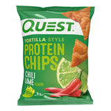 Quest Nutrition Tortilla Style Protein Chips Variety Pack, Chili Lime, Nacho Cheese, Loaded Taco, Low Carb, High Protein, Gluten Free, 1.1 Oz (Pack of 12)