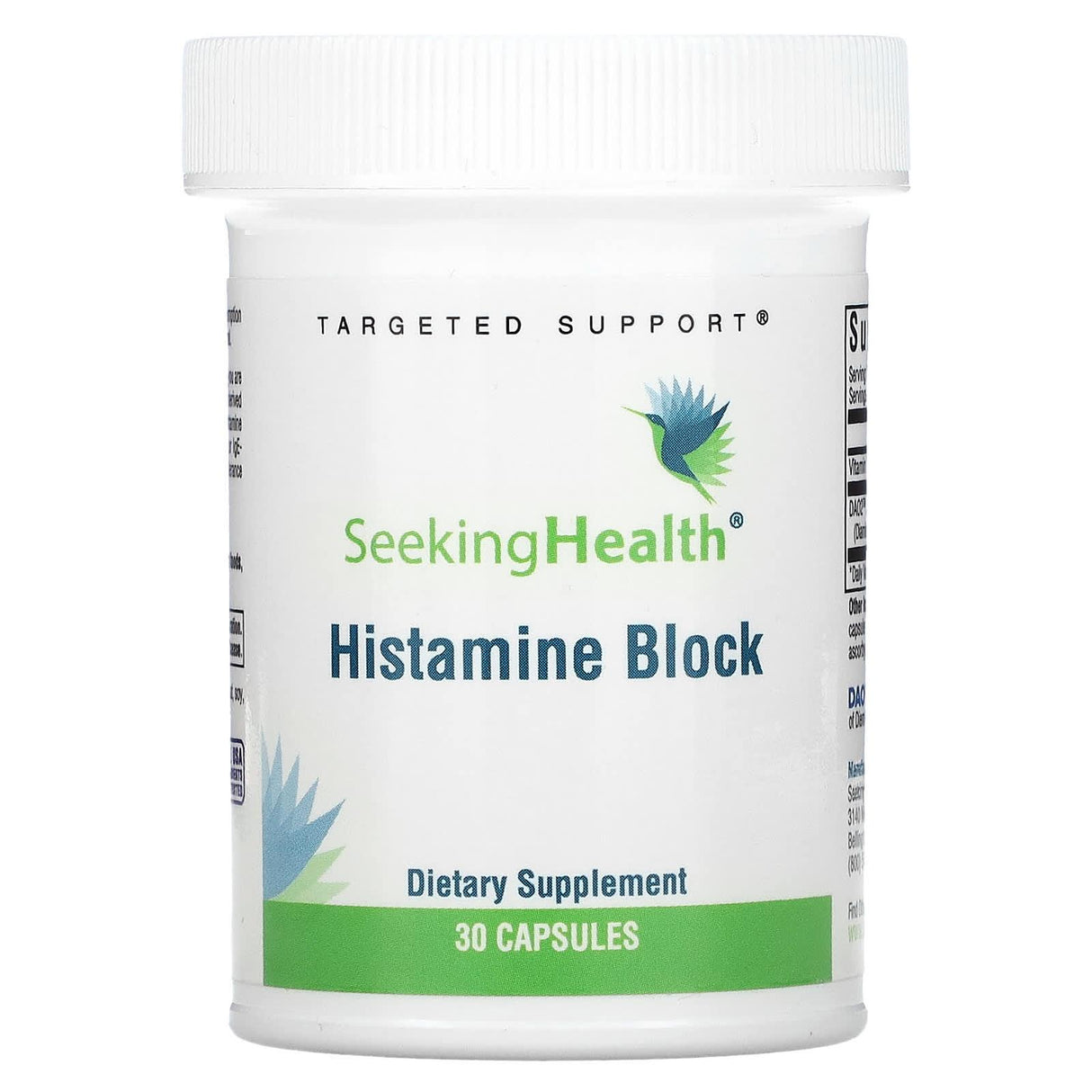 Seeking Health, Histamine Block, 30 Capsules - Supply Center USA